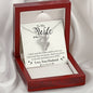 Meaningful Double Hearts Necklace for Wife | Custom Heart Design