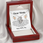 Double Hearts Necklace for Mom From Son | Custom Heart Design
