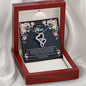 Double Hearts Necklace for Mom | Custom Heart Design