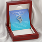 Double Hearts Mom Remembrance Necklace | Custom Heart Design