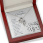 Meaningful Double Hearts Necklace for Daughter | Custom Heart Design