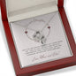 Sentimental Double Hearts Necklace for Daughter | Custom Heart Design