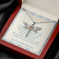 Grandma, Lucky to have you in my life-Dragonfly - Custom Heart Design