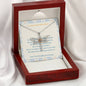Grandma, Lucky to have you in my life-Dragonfly - Custom Heart Design
