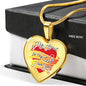 * My Heart, My Wife, Heart Necklace - Custom Heart Design