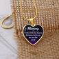Mummy, To me you are the world-Pendant - Custom Heart Design