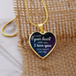 I carry your heart-Pendant - Custom Heart Design