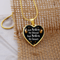 Not sisters by blood-Heart Pendant - Custom Heart Design