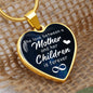 A Mother's love is forever-Necklace - Custom Heart Design