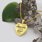 Friends are forever close to your heart-Pendant - Custom Heart Design