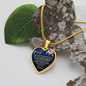 Dear Wife, My day starts and ends with you-Pendant - Custom Heart Design