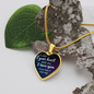 I carry your heart-Pendant - Custom Heart Design