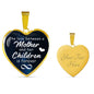 A Mother's love is forever-Necklace - Custom Heart Design