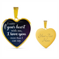 I carry your heart-Pendant - Custom Heart Design