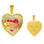 * My Heart, My Wife, Heart Necklace - Custom Heart Design