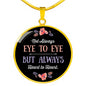 Mother Daughter Custom Pendant - Custom Heart Design