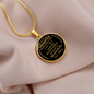 To my Daughter, Never forget I love you-From Mom. Pendant - Custom Heart Design