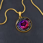 To My Wife, Never forget that I love you-Pendant - Custom Heart Design