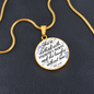 * She is clothed with strength, Prov. 31:25 - Bible Verse Pendant - Custom Heart Design
