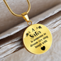 Dream, cry, sing, laugh with my sister-Pendant - Custom Heart Design