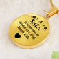 Dream, cry, sing, laugh with my sister-Pendant - Custom Heart Design