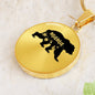 Mama Bear Pendant - Custom Heart Design