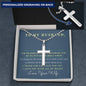 I'm thankful you put our family first, Love Your Wife - Custom Heart Design