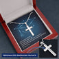 Graduation Cross Necklace - Custom Heart Design