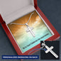 Celebrate the resurrection-Artisan Cross - Custom Heart Design