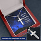 The spirit of the Lord-Artisan Cross Necklace - Custom Heart Design