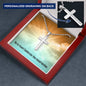 Celebrate the resurrection-Artisan Cross - Custom Heart Design