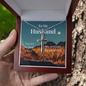 Personalized Cross Necklace for Husband | Custom Heart Design
