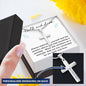 Faith and Love~ Cross Necklace - Custom Heart Design