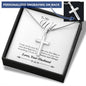 Forever and Always-Artisan Cross - Custom Heart Design