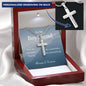 Cross Necklace for Boyfriend-Always & Forever | Custom Heart Design