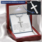 Son, I am so proud of you-From Dad / Artisan Cross - Custom Heart Design