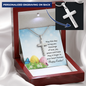 Easter Cross Necklace - Custom Heart Design