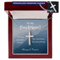 Cross Necklace for Boyfriend-Always & Forever | Custom Heart Design