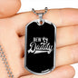 New Daddy-Tag Necklace - Custom Heart Design