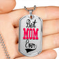 Best Mom Ever Necklace - Custom Heart Design