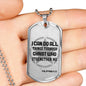 Bible Verse Necklace-Custom Heart Design