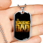 The Walking Dad-Tag Necklace - Custom Heart Design