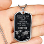 When the sun shine-Tag Necklace - Custom Heart Design