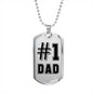 Dad #1 - Custom Heart Design