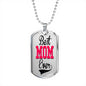 Best Mom Ever Necklace - Custom Heart Design