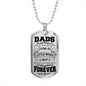 Dads hold our hearts forever. - Custom Heart Design