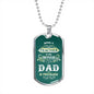Teacher Dad is an honor. - Custom Heart Design