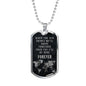 When the sun shine-Tag Necklace - Custom Heart Design