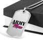 Army Mom Necklace - Custom Heart Design