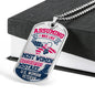 Woman Veteran-Tag Necklace - Custom Heart Design